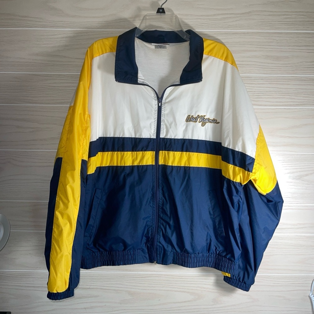 Vtg West Virginia Mountaineers Hartwell Sports 90’s Jacket Size XL Windbreaker